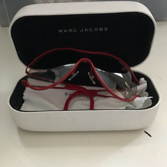 Marc Jacobs Red Metal Frame Sunglasses main image 8